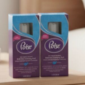 Poise Gel Hot Flash Comfort Roll-On Cooling Gel 1.2 oz for Menopause Symptom 2pc